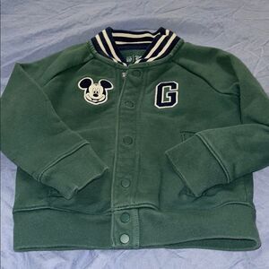 Green Disney Mickey Mouse Jacket Size 3T